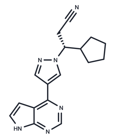 Ruxolitinib
Synonyms: 鲁索替尼, 鲁索利替尼, 芦可替尼, INCB018424, (R)-Ruxolitinib